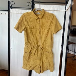 OLD NAVY MUSTARD YELLOW ROMPER | Size US XS